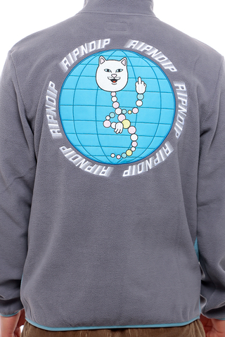 Bluza Zip Ripndip D.N.A. Brushed Fleece 3/4 Zip