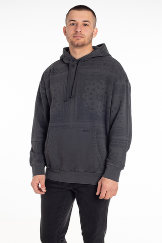 Levis Bandana Hoodie Black 52664-0007