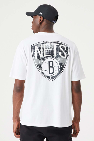 Koszulka New Era Brooklyn Nets NBA Infill Team Logo Oversized