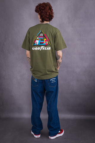 Koszulka HUF X Goodyear Grand Prix Triple Triangle