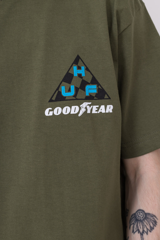 Koszulka HUF X Goodyear Grand Prix Triple Triangle