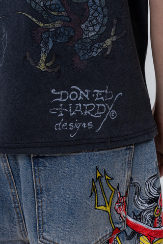 Koszulka Ed Hardy Dragon Panther Graphic Regular