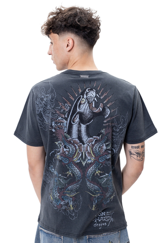 Koszulka Ed Hardy Dragon Panther Graphic Regular