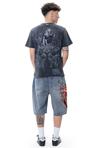 Koszulka Ed Hardy Dragon Panther Graphic Regular