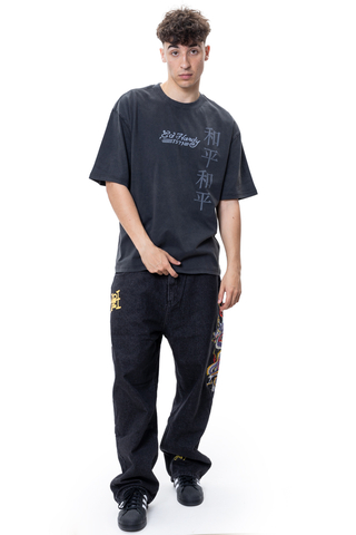 Koszulka Ed Hardy Washed Snake Charmer Relaxed