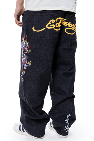 Kalhoty Ed Hardy Battle-Dragon Tattoo Baggy