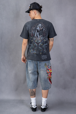 Szorty Ed Hardy Devil Mermaid