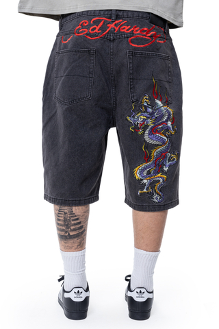 Kraťasy Ed Hardy Battle Dragon