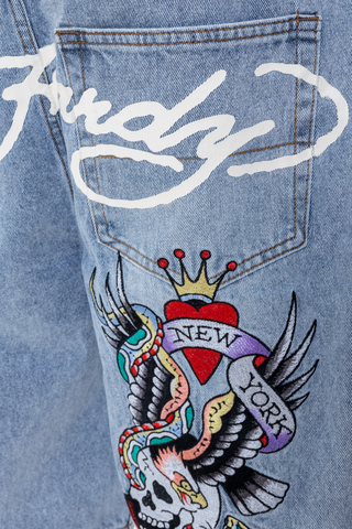 Szorty Ed Hardy Nyc Skull