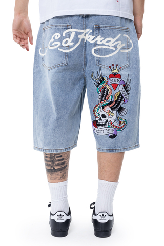 Szorty Ed Hardy Nyc Skull