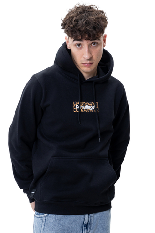 Bluza Z Kapturem Kamuflage Boxlogo Leopard