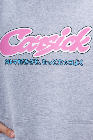 Bluza Z Kapturem Carsick Flowy Pink