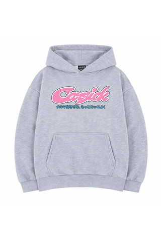 Mikina S Kapucí Carsick Flowy Pink