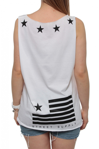 Koszulka Majors Sinner White Tank Top