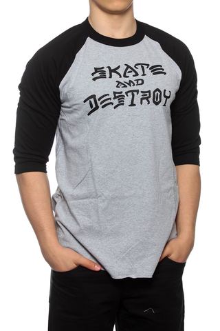 Longsleeve Thrasher Skate And Destroy 3/4 