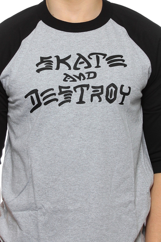 Longsleeve Thrasher Skate And Destroy 3/4 