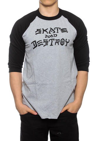 Longsleeve Thrasher Skate And Destroy 3/4 