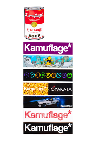 Kamuflage X OYAKATA Sticker Pack