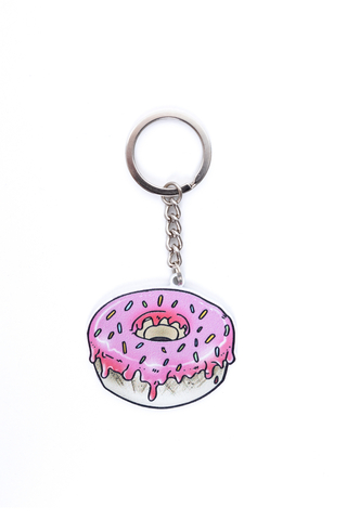 Kamuflage Donut Slide Keychain