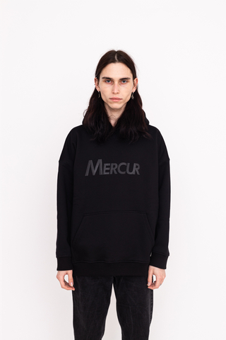 Mercur Black Puff Hoodie
