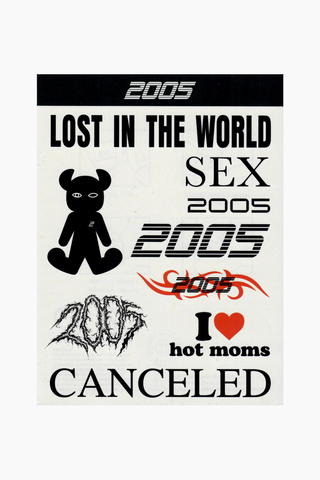 2005 Temporary Tattoos