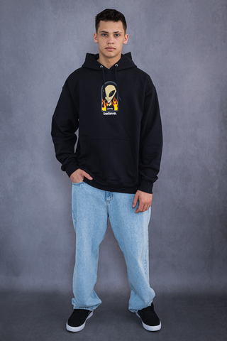 Bluza Z Kapturem Thrasher X Alien Workshop Believe