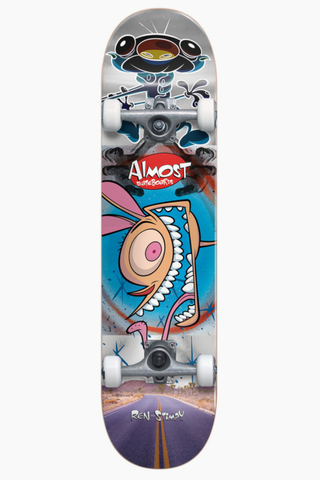 Almost Ren & Stimpy Freakout Skateboard
