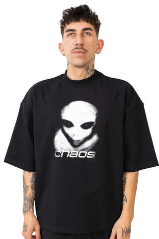 Chaos Alien Distressed T-shirt