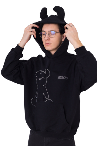 Bluza Z Kapturem 2005 Studded Horned Lucy Hoodie