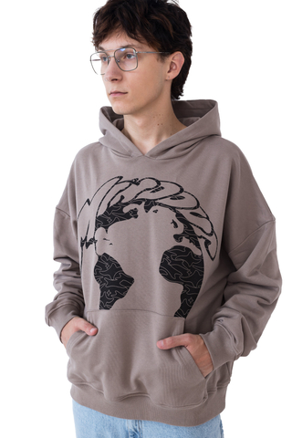 Bluza Z Kapturem Mindout Globe