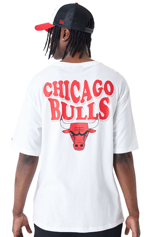Koszulka New Era Chicago Bulls NBA Script Oversized