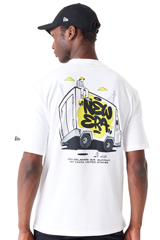 Koszulka New Era Spray Graphic Oversized