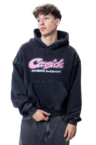 Mikina S Kapucí Carsick Flowy Pink