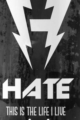 Blat Hate Icon Black