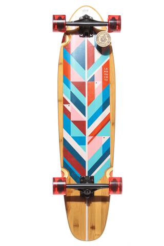 Longboard Landyachtz Bamboo Ripper Geo Feather