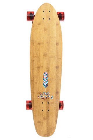Longboard Landyachtz Bamboo Ripper Geo Feather