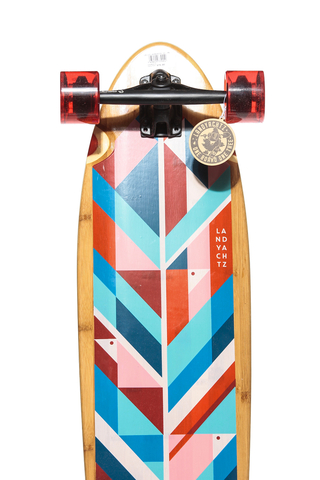 Longboard Landyachtz Bamboo Ripper Geo Feather