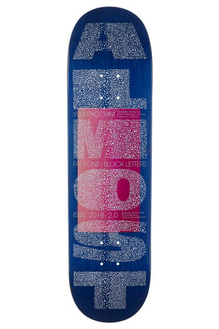 Almost Yuri Fat Front Deck Blue 100231100