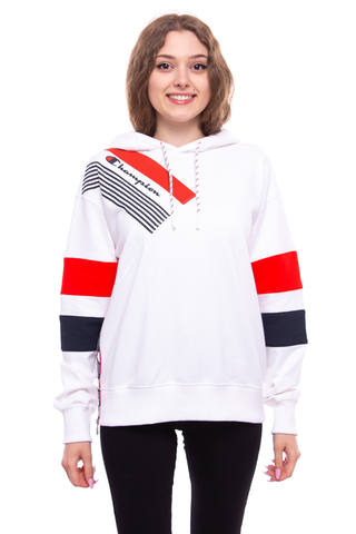 Champion Women s Hoodie Graphic Stripe