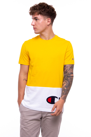 Champion Colur Block Warparound Logo T-shirt