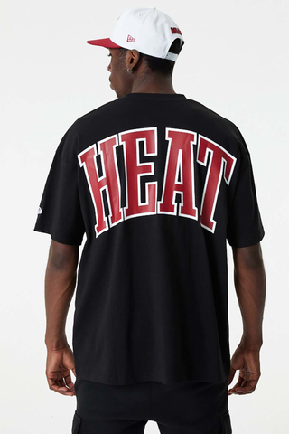 New Era Miami Heat NBA Infill Logo Oversized T-shirt