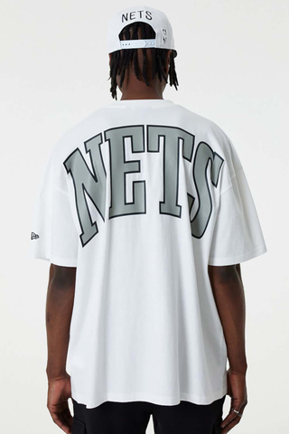 New Era Brooklyn Nets NBA Infill Logo Oversized T-shirt