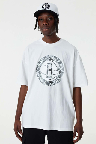 Koszulka New Era Brooklyn Nets NBA Infill Logo Oversized