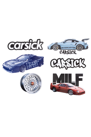 Carsick Stickers Season 1