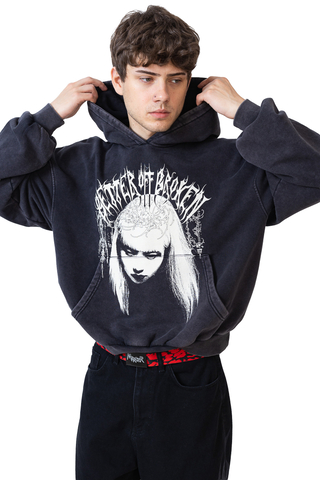 Bluza Z Kapturem Better off Broken Sigil