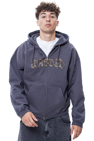 Wasted Paris Cheetah Zip Hoodie