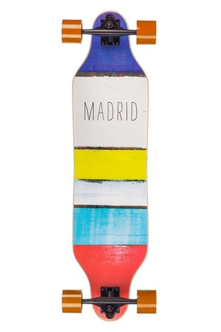 Longboard Madrid Paint Stripes