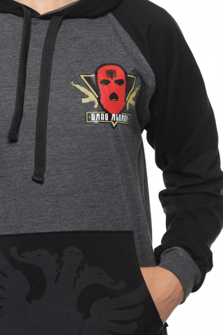 Longsleeve z kapturem Gang Albanii GA Logo