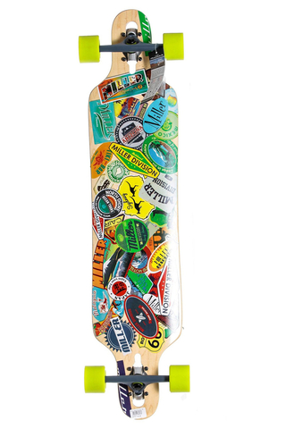 Longboard Miller Travel Sticker