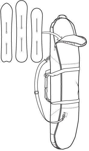 Pokrowiec Na Snowboard Burton Space Sack 166